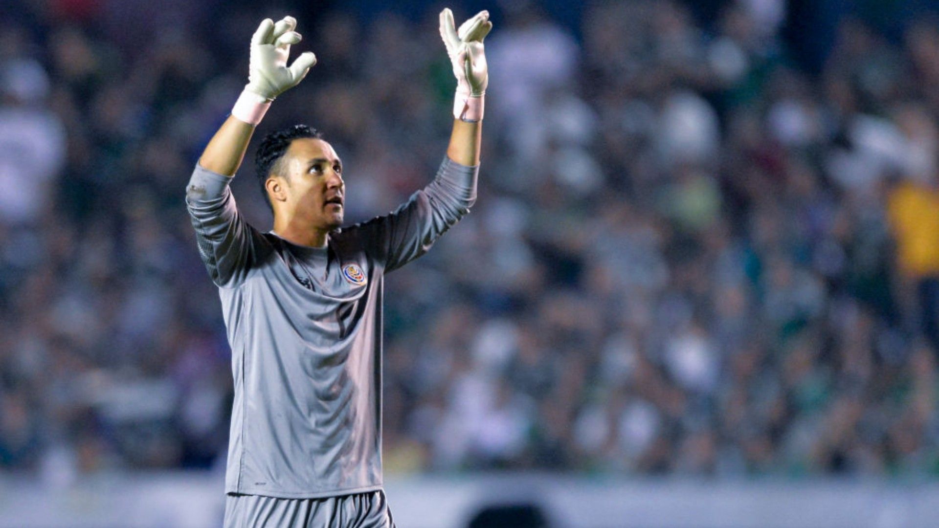 Keylor Navas en un partido México vs Costa Rica