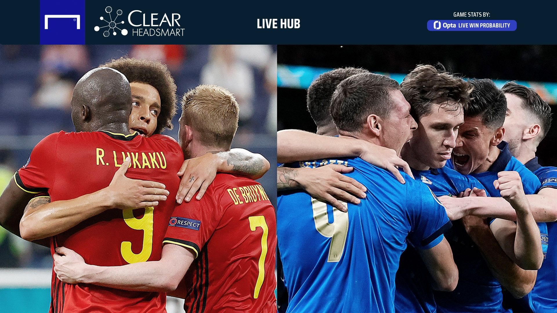 Belgia vs Italia - CLEAR