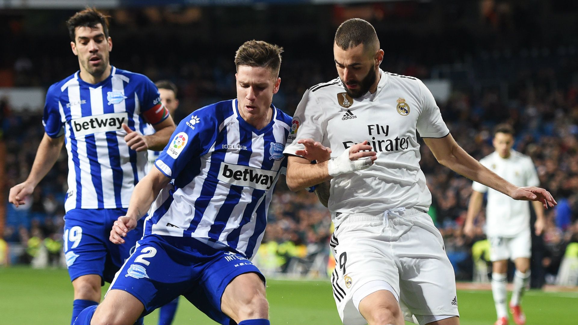 Karim Benzema Real Madrid vs Alaves La Liga 2018-19