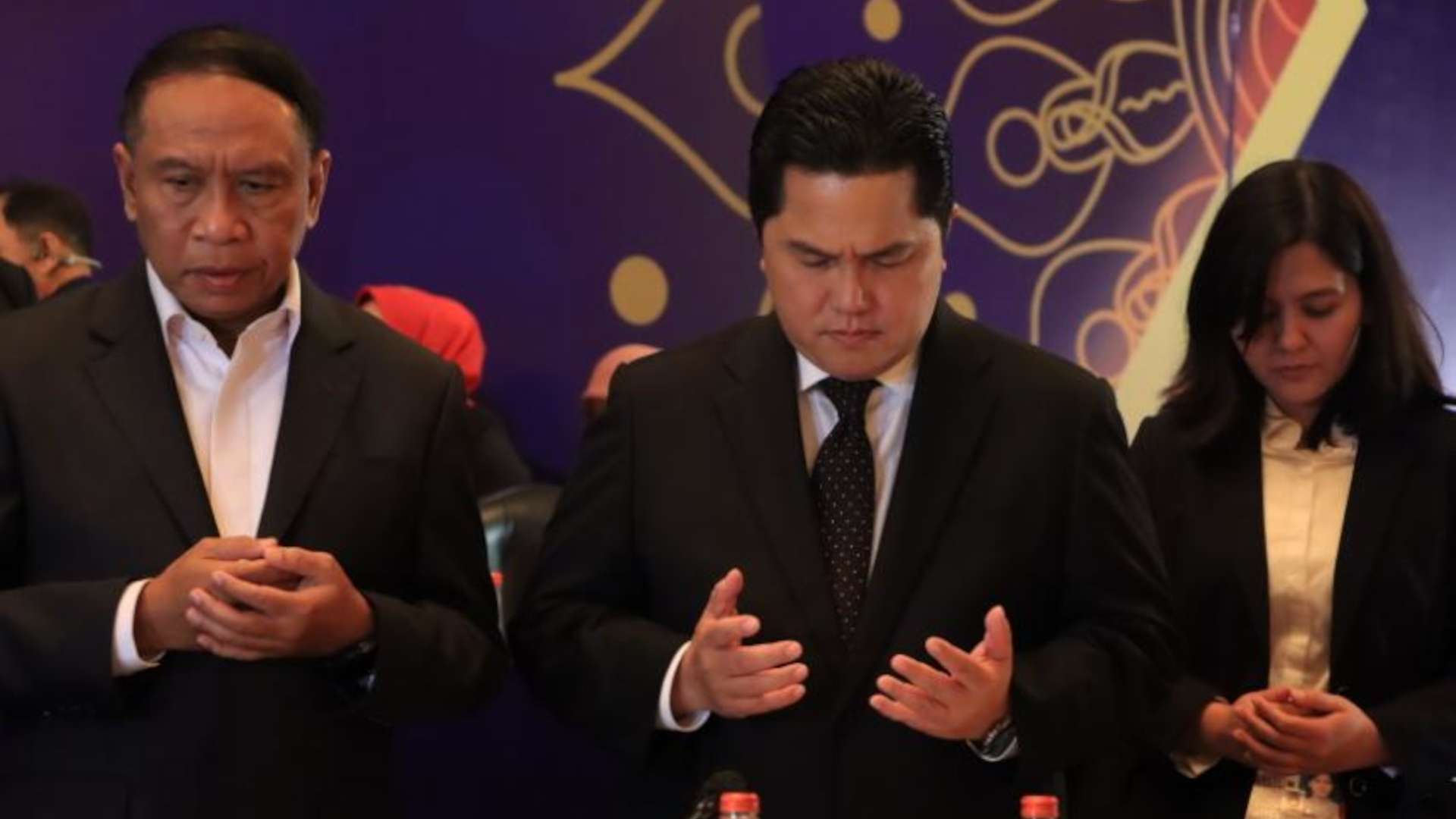 Erick Thohir - Ketua PSSI & Zainudin Amali Ratu Tisha Destria - Wakil Ketua PSSI