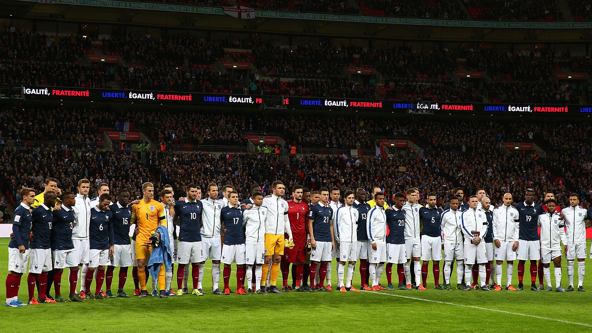 England Frankreich France Wembley 17112015