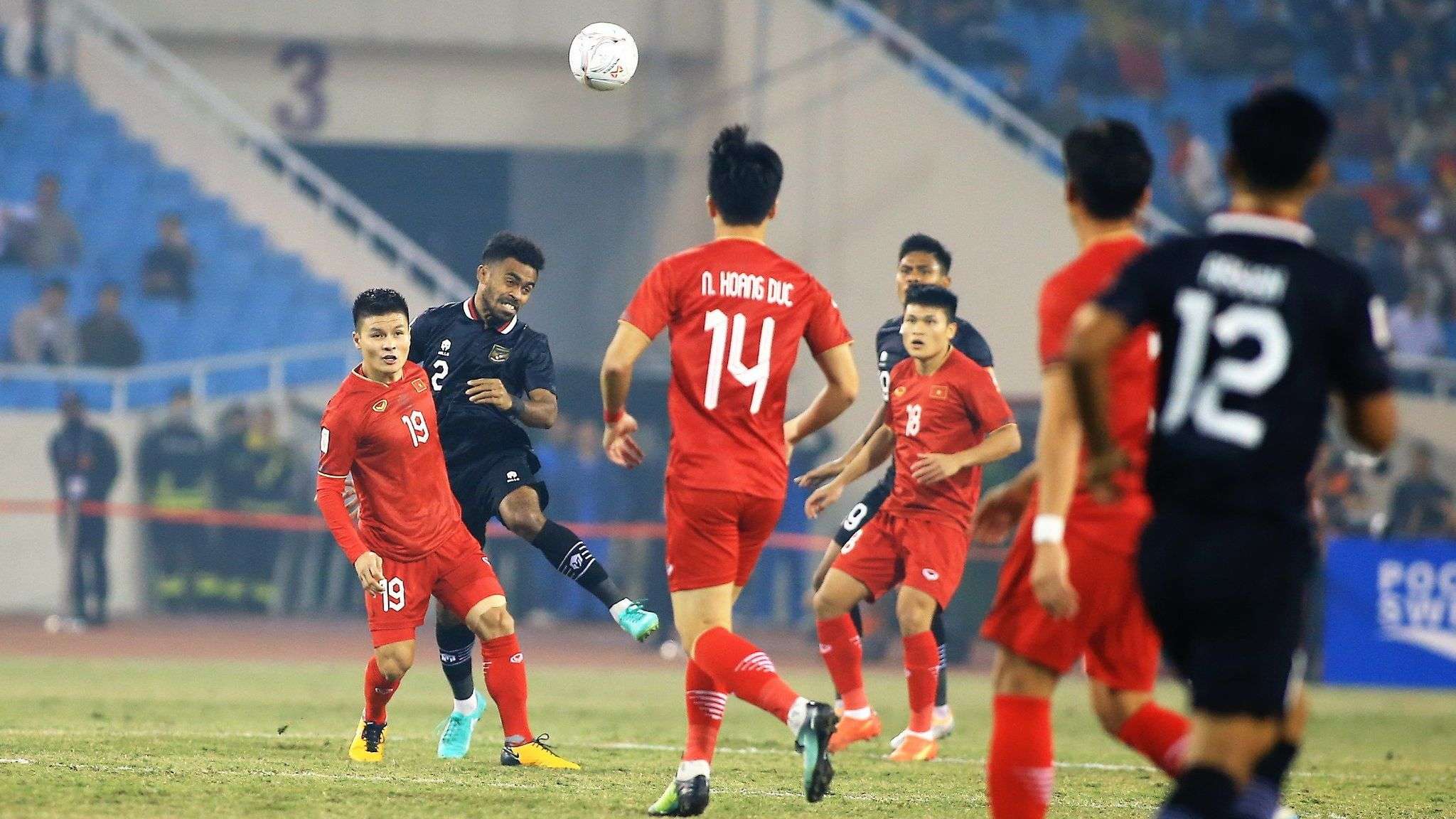 Nguyen Quang Hai Yakob Sayuri Vietnam Indonesia AFF Cup 2022 Semi-final 09012023