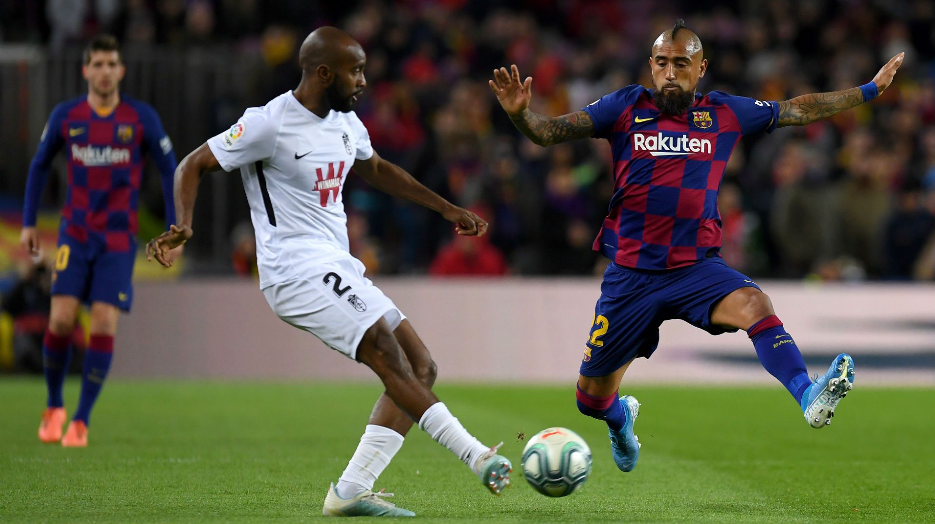 190120 Barcelona Granada Dimitri Foulquier Arturo Vidal