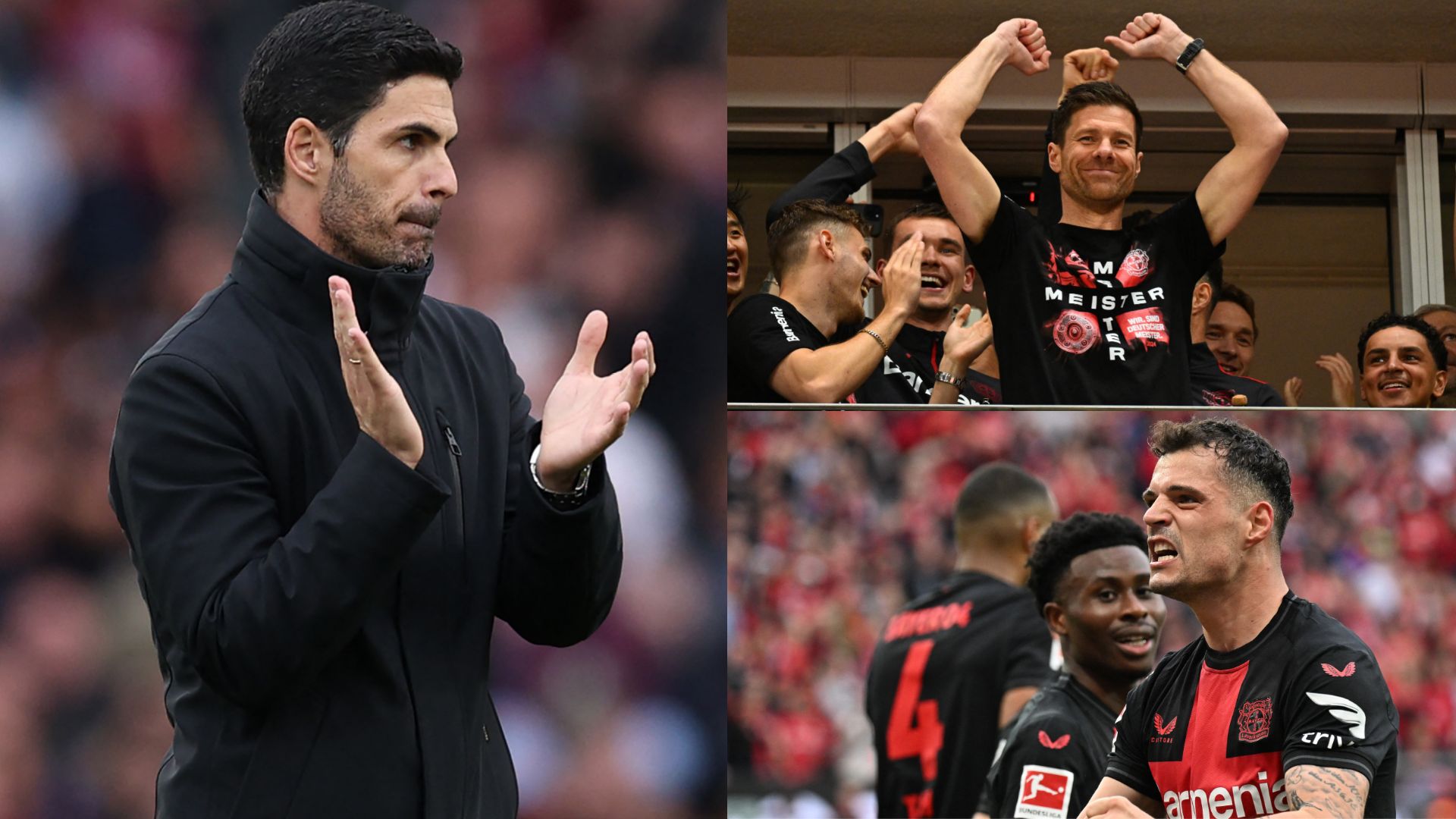 Arteta Alonso Xhaka split