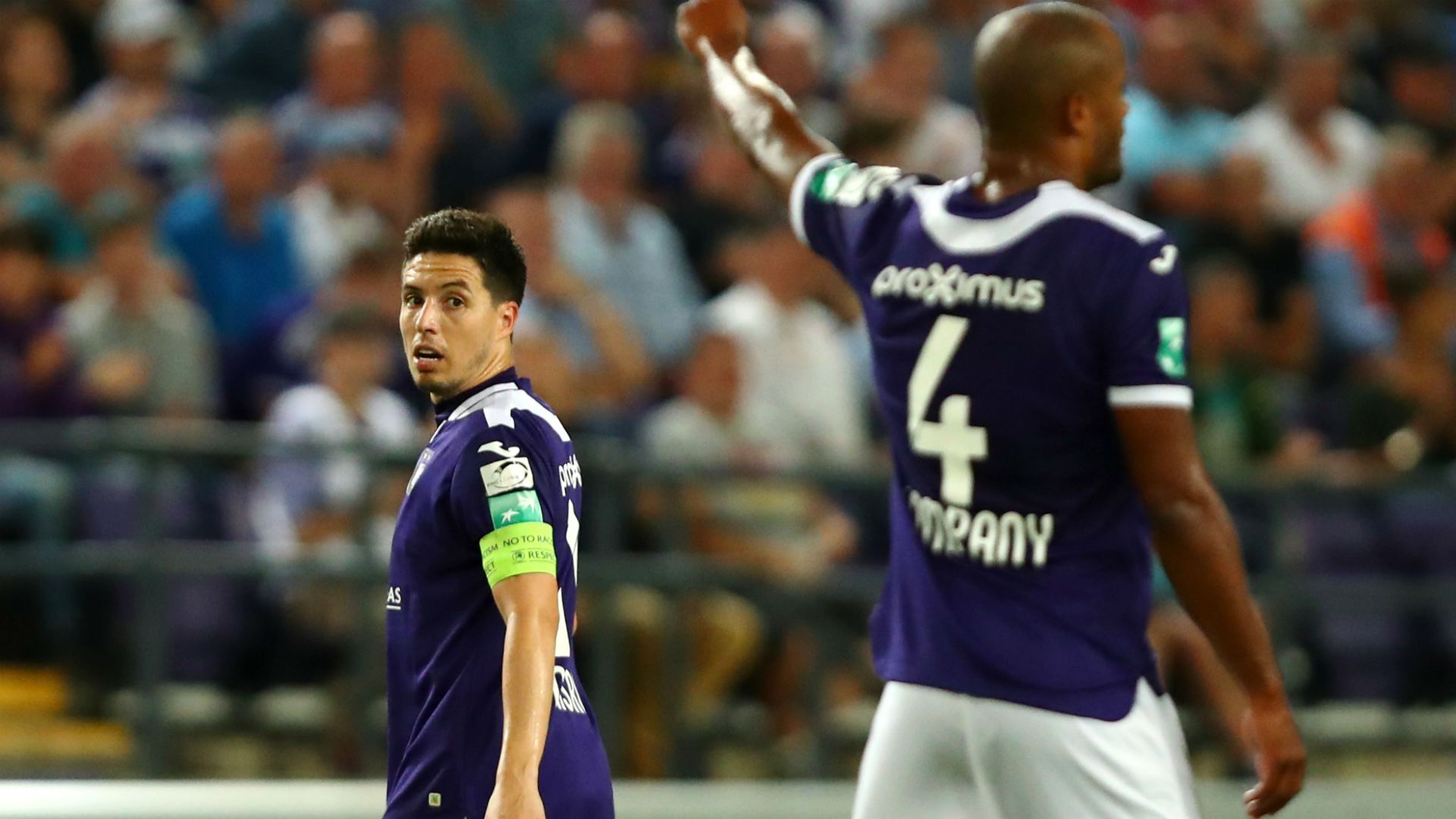 Samir Nasri Vincent Kompany Anderlecht