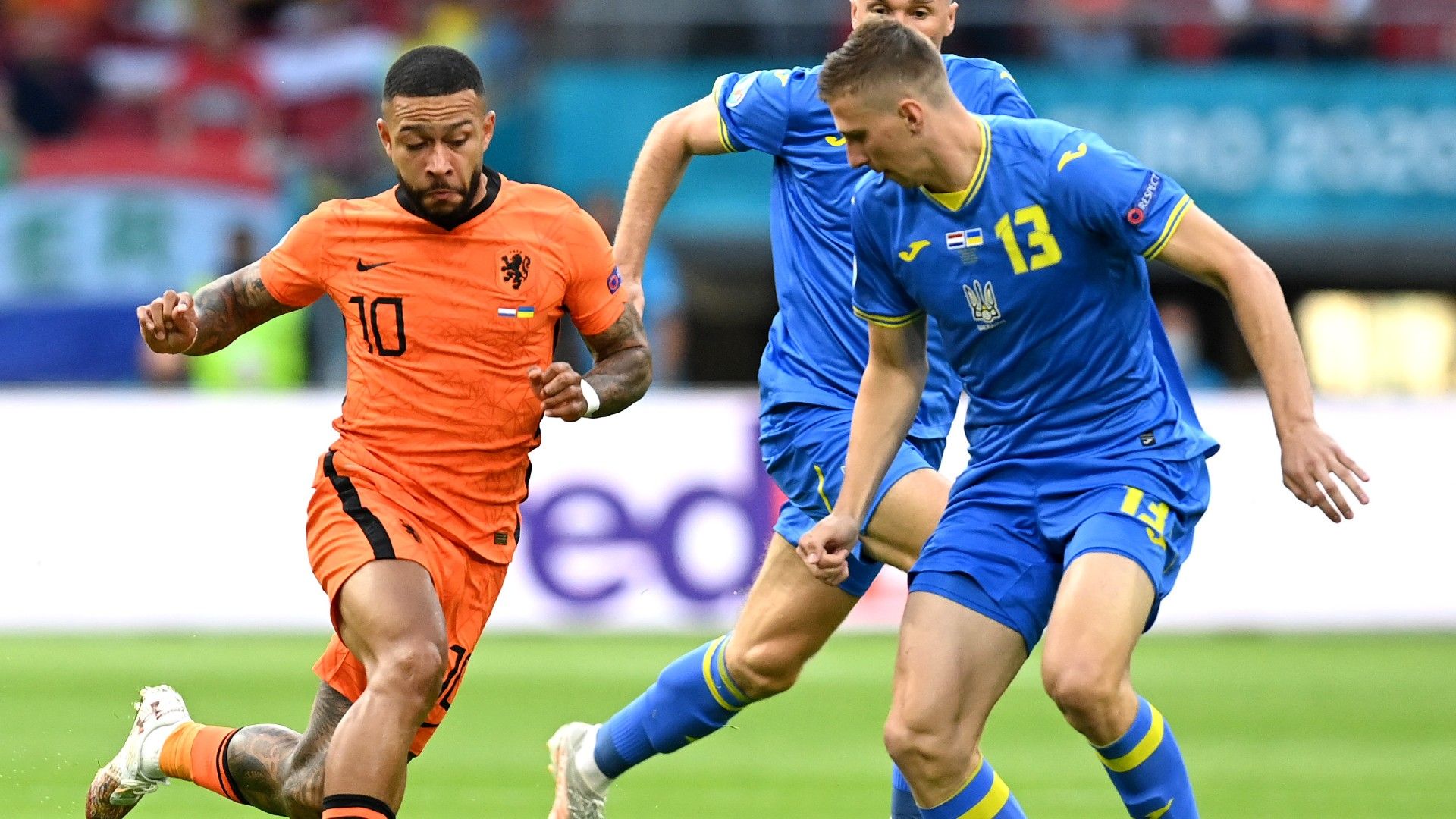 Memphis Depay Netherlands vs Ukraine Euro 2020