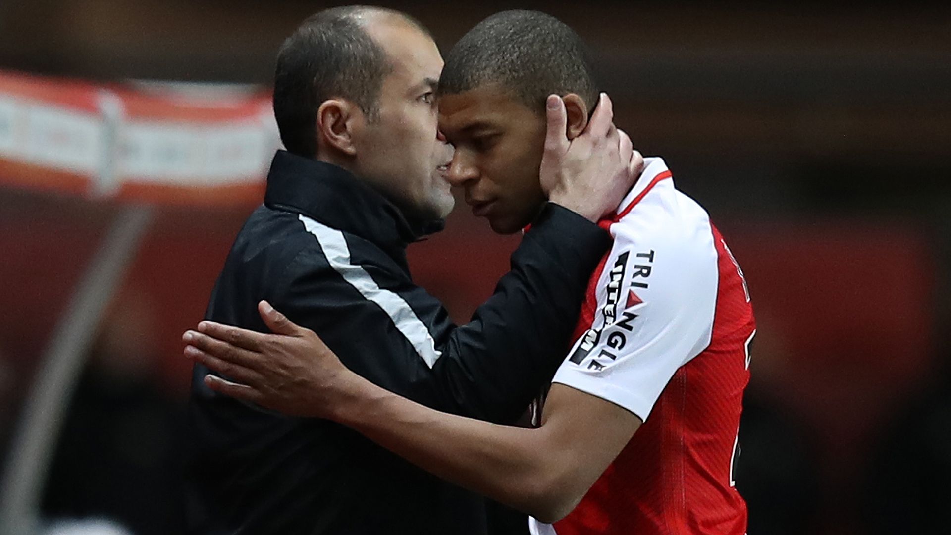 Kylian Mbappe Leonardo Jardim Monaco