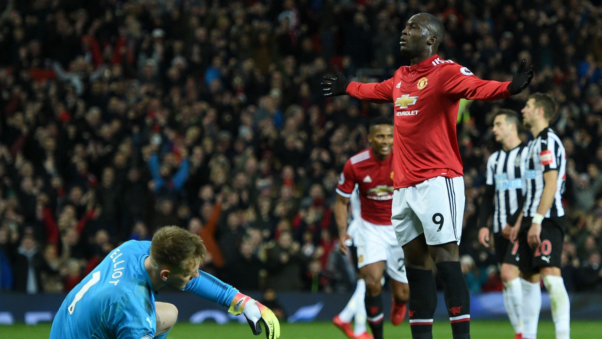 Romelu Lukaku Manchester United Newcastle Premier League