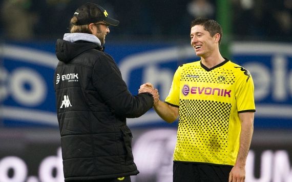 Jurgen Klopp Robert Lewandowski