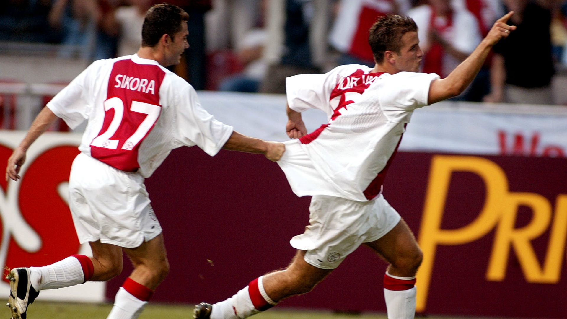 Viktor Sikora Rafael van der Vaart Ajax - PSV Eredivisie