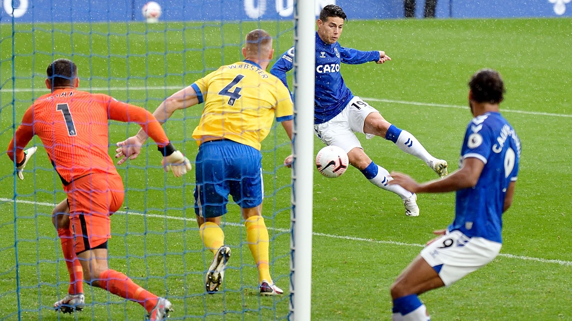 James Rodríguez Everton Premier League 2020