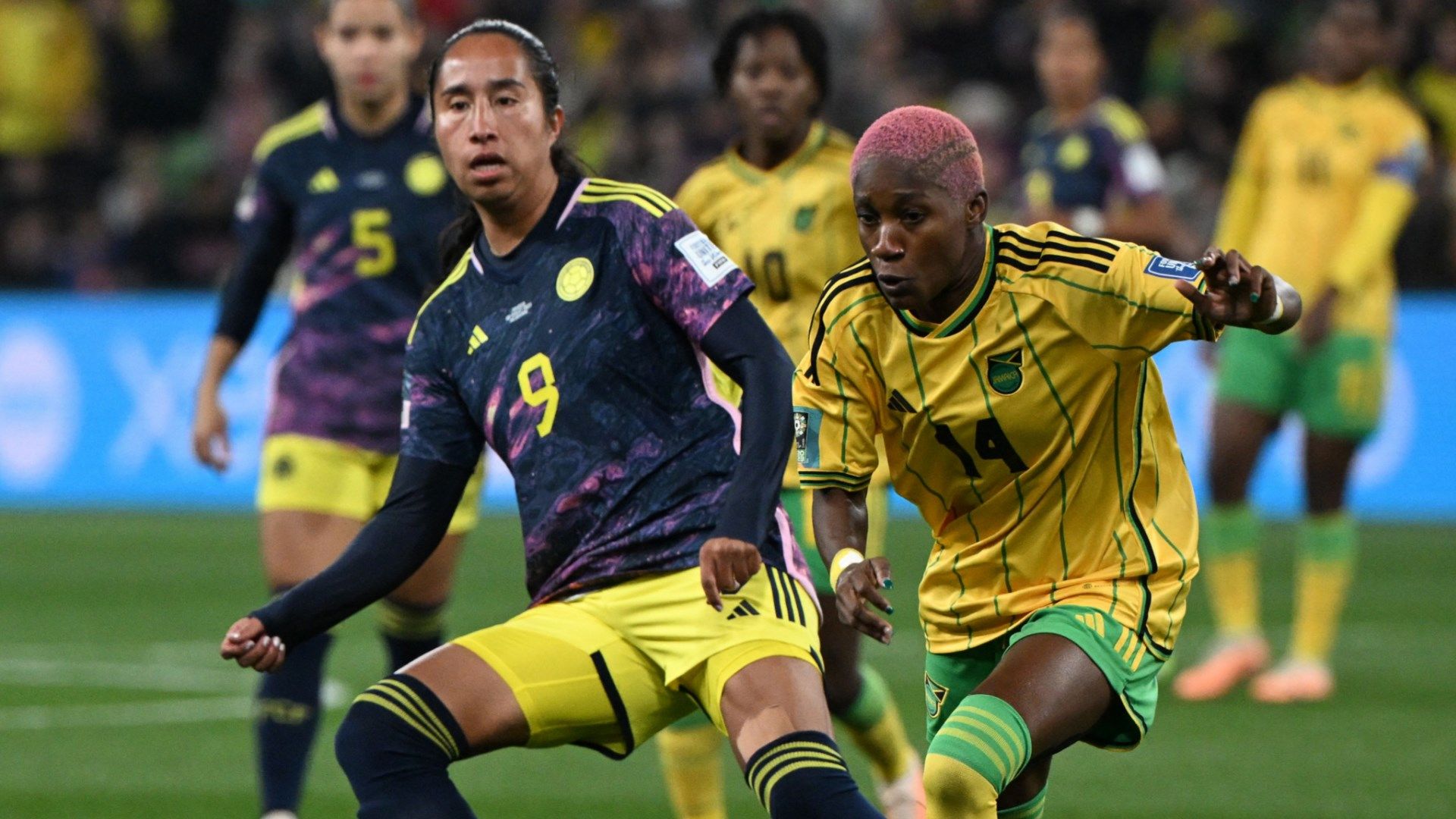 Mayra Ramirez Deneisha Blackwood Colombia Jamaica Women's World Cup