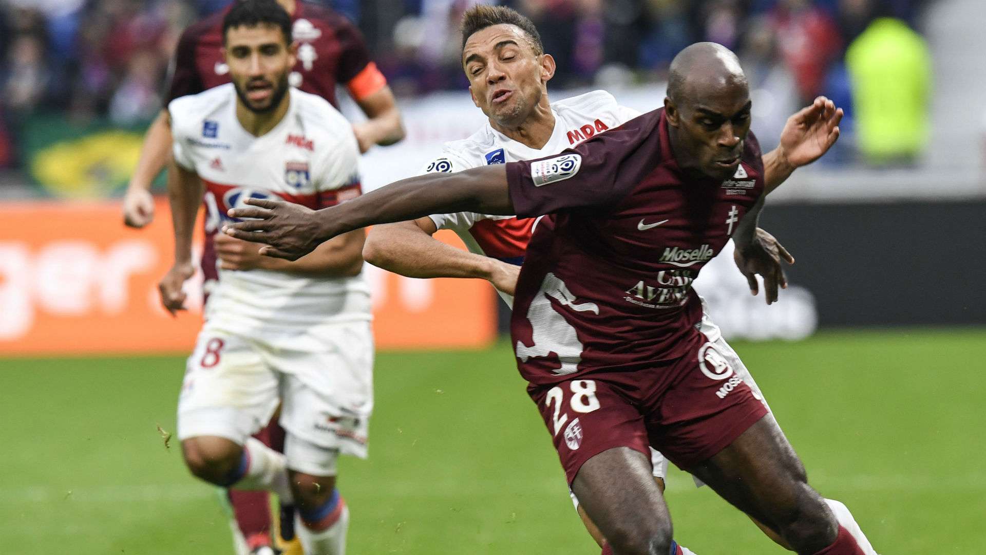 Fernando Marcal Jonathan Rivierez Lyon Metz Ligue 1 29102017