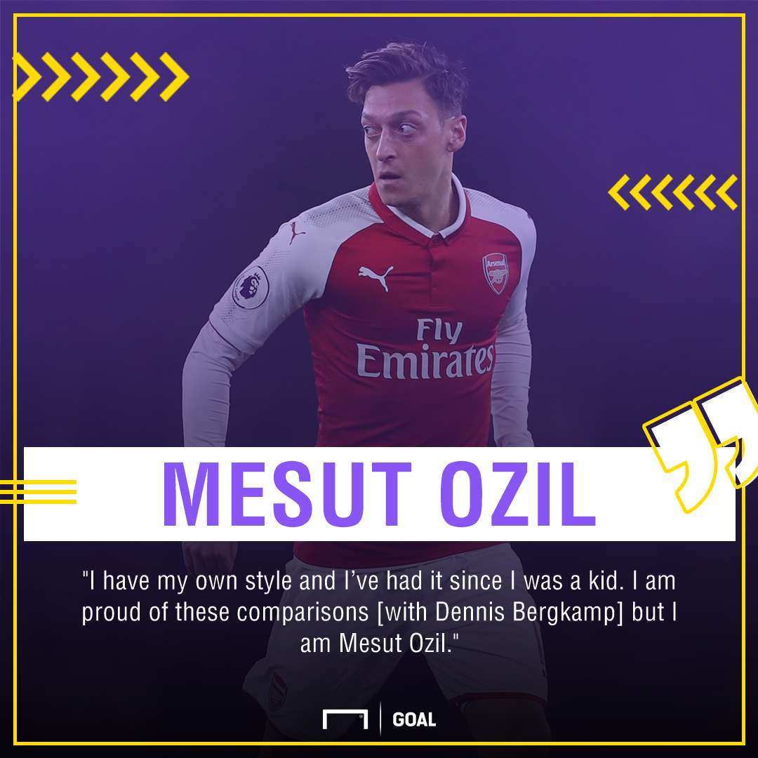 Mesut Ozil Bergkamp PS