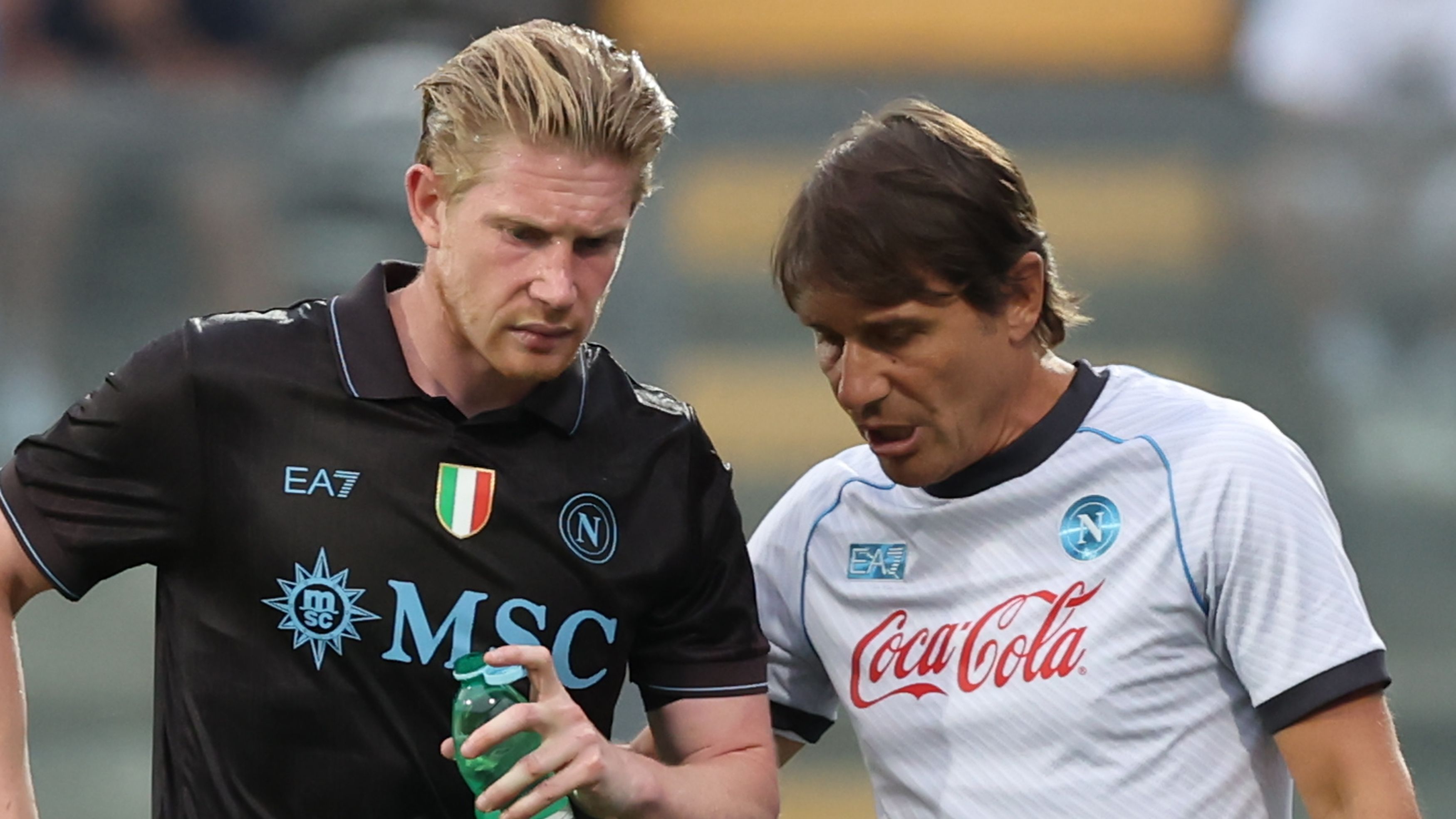 Kevin De Bruyne Antonio Conte Napoli