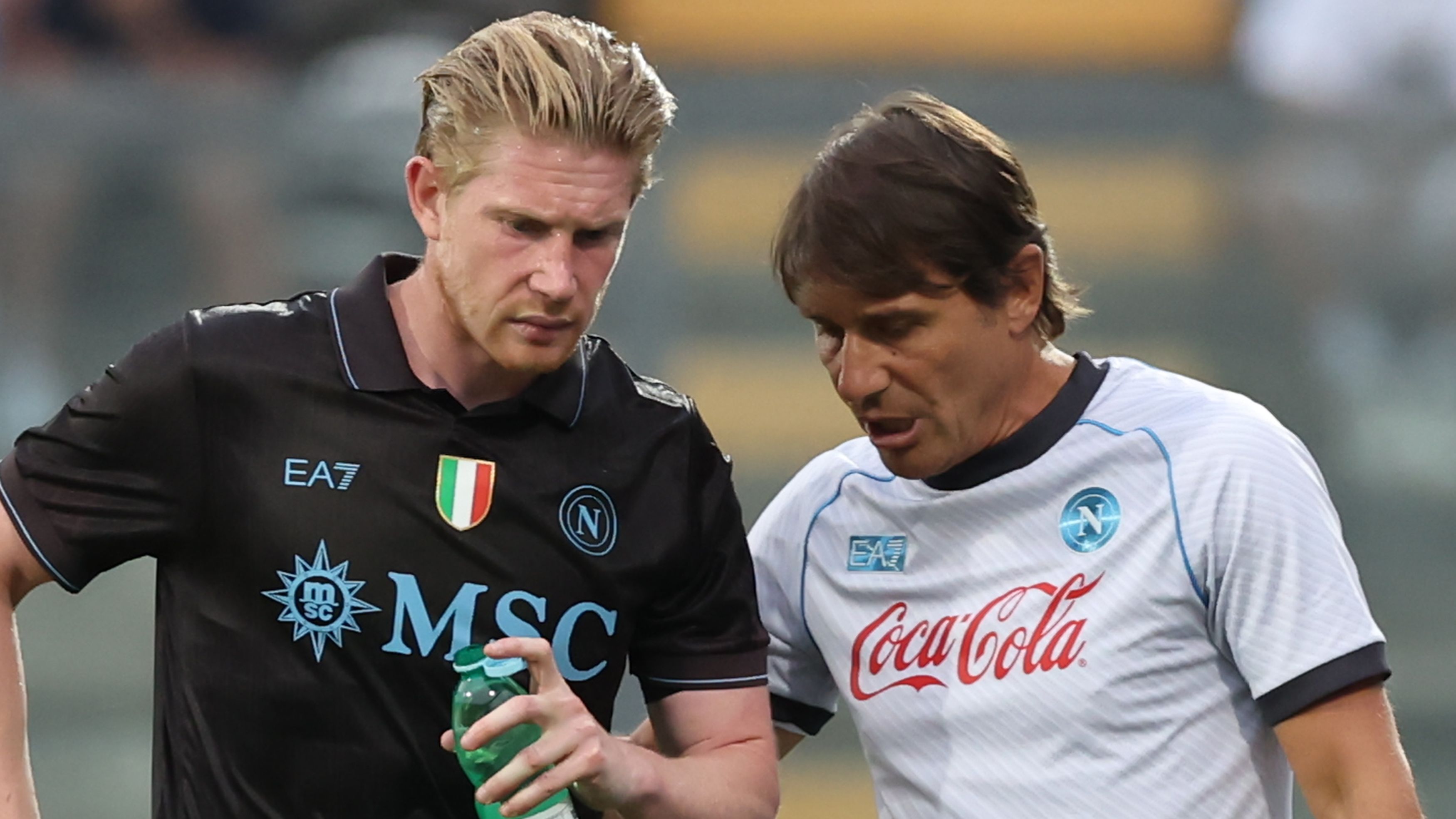 Kevin De Bruyne Antonio Conte Napoli