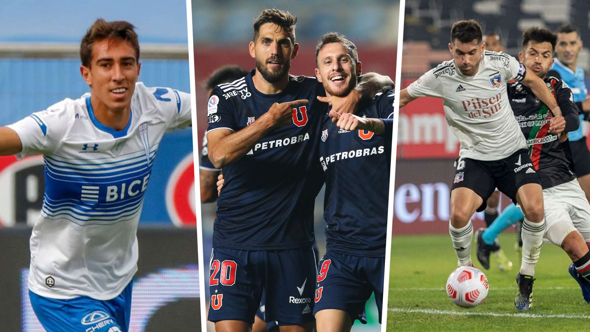 Universidad Católica, Universidad de Chile y Colo Colo