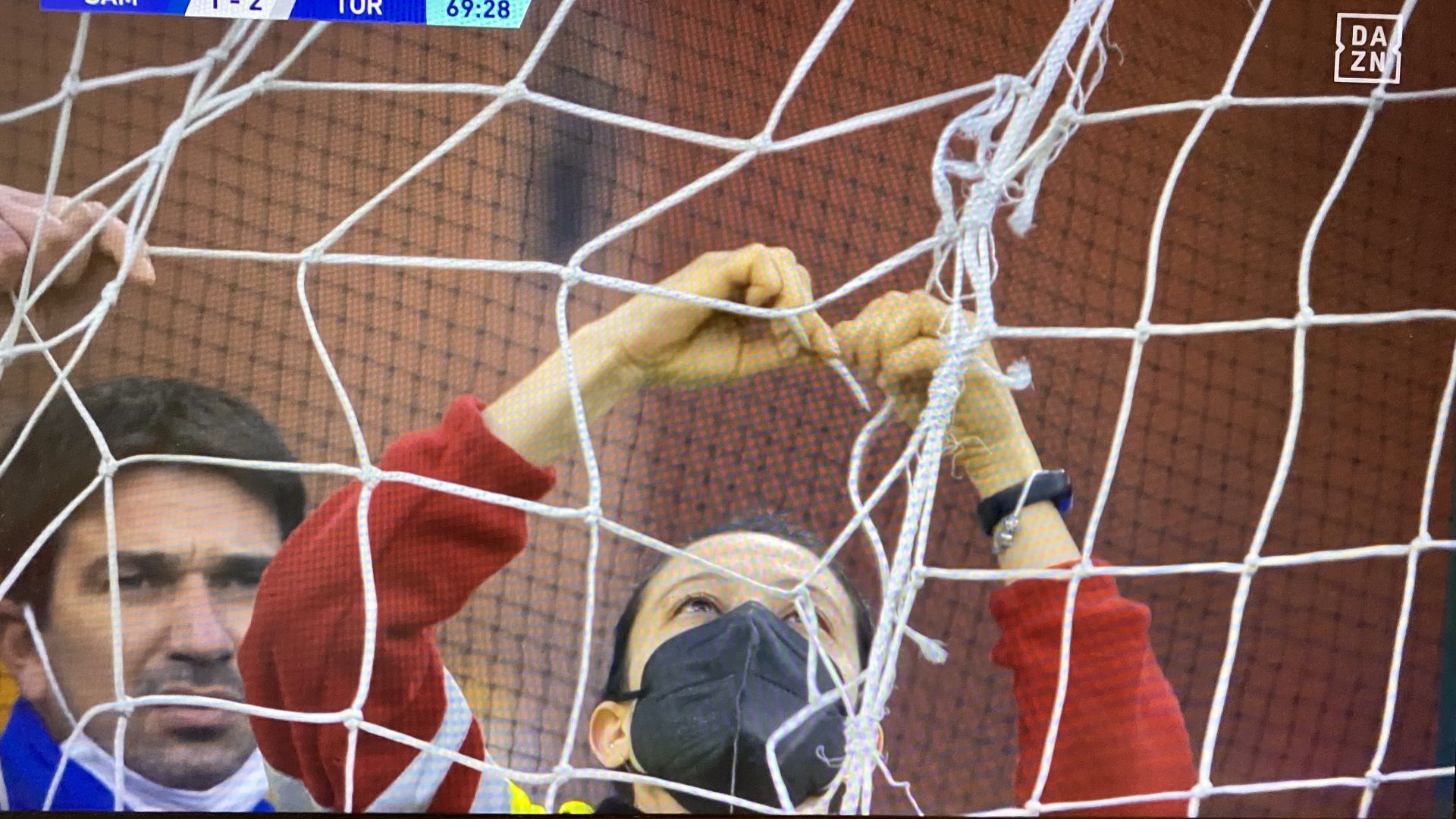 Sampdoria Torino rete tagliata 2022