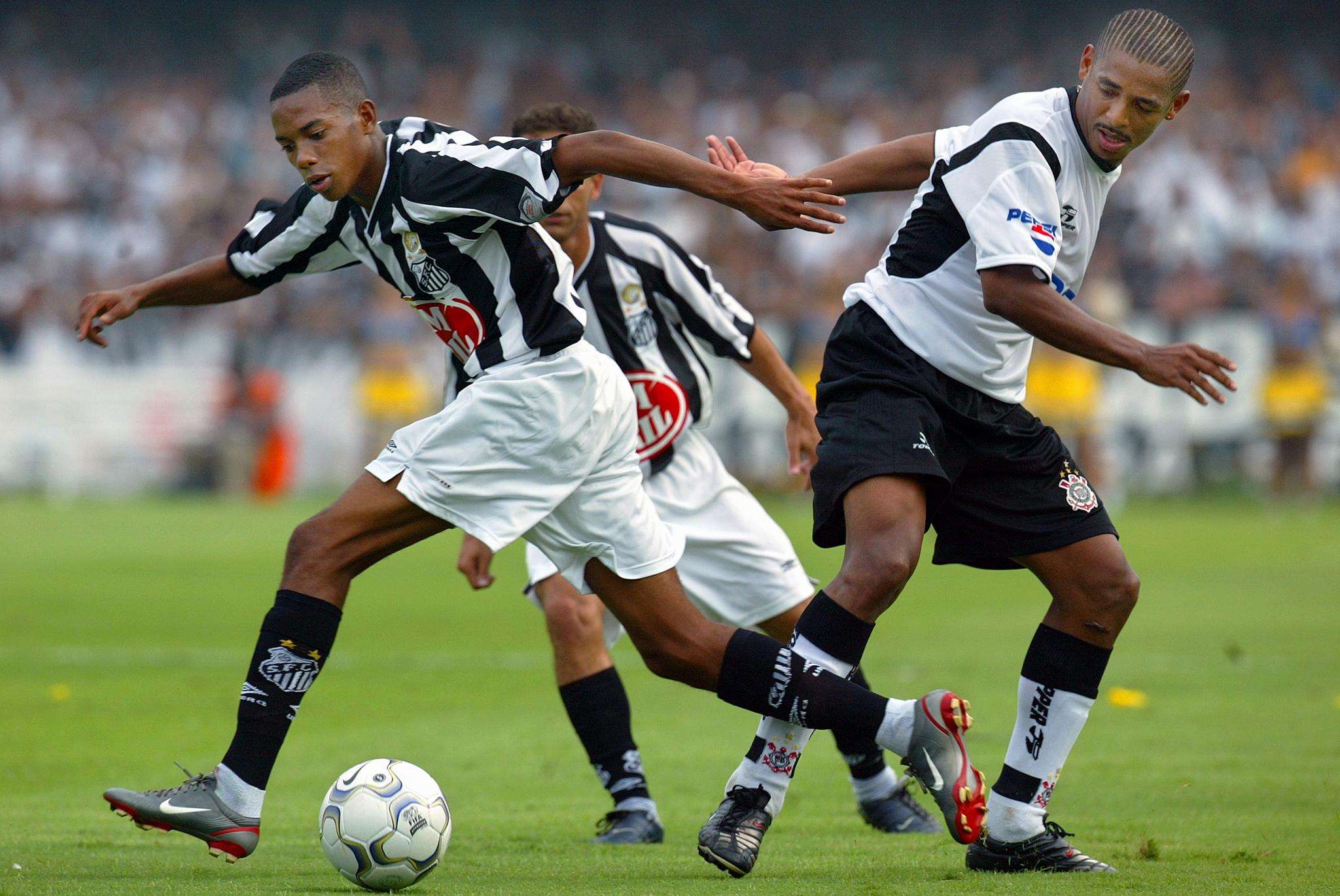 Santos Corinthians 2002 Robinho