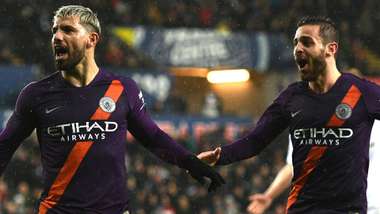 Sergio Aguero Bernardo Silva Manchester City