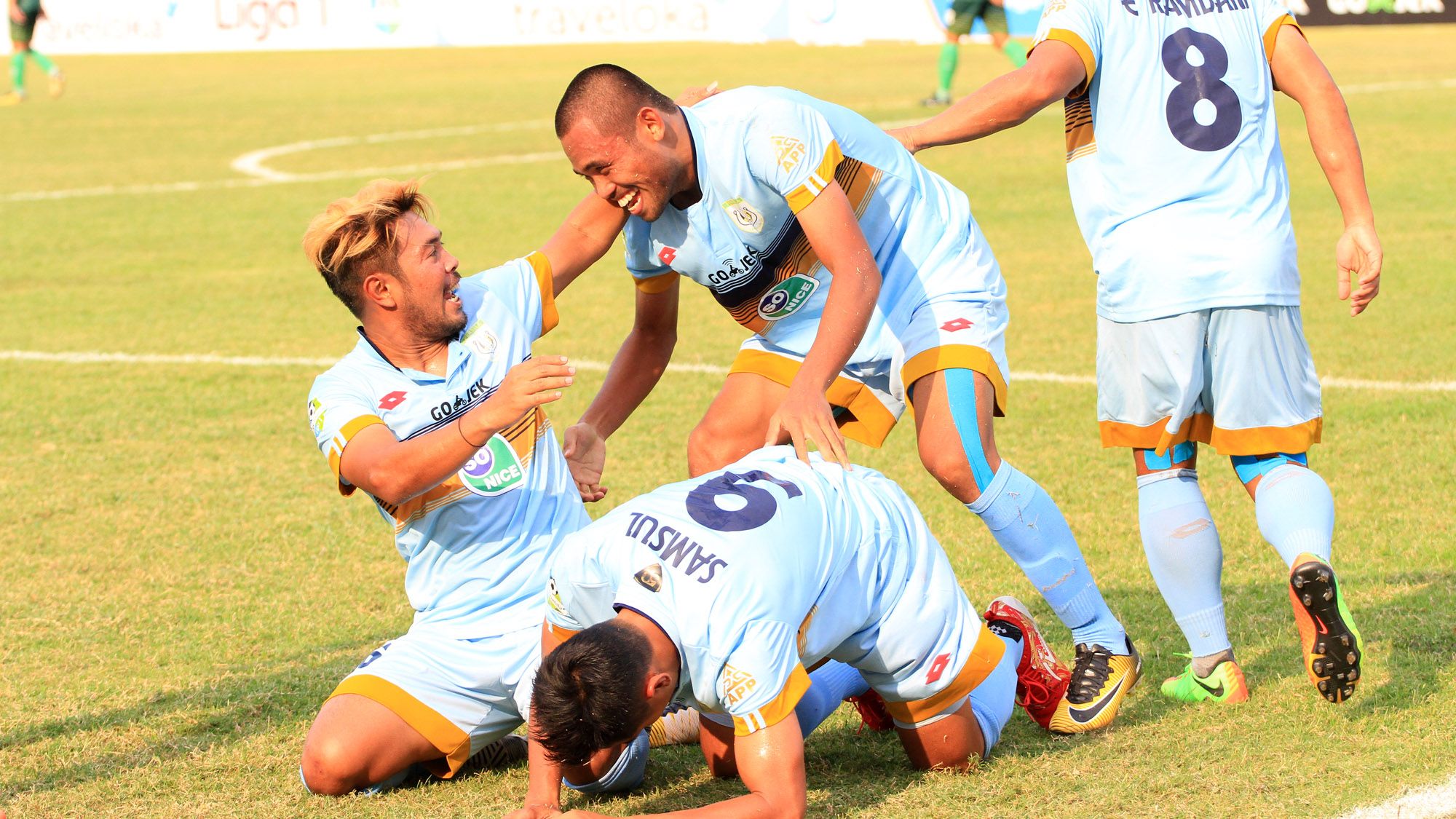 Selebrasi Persela Lamongan