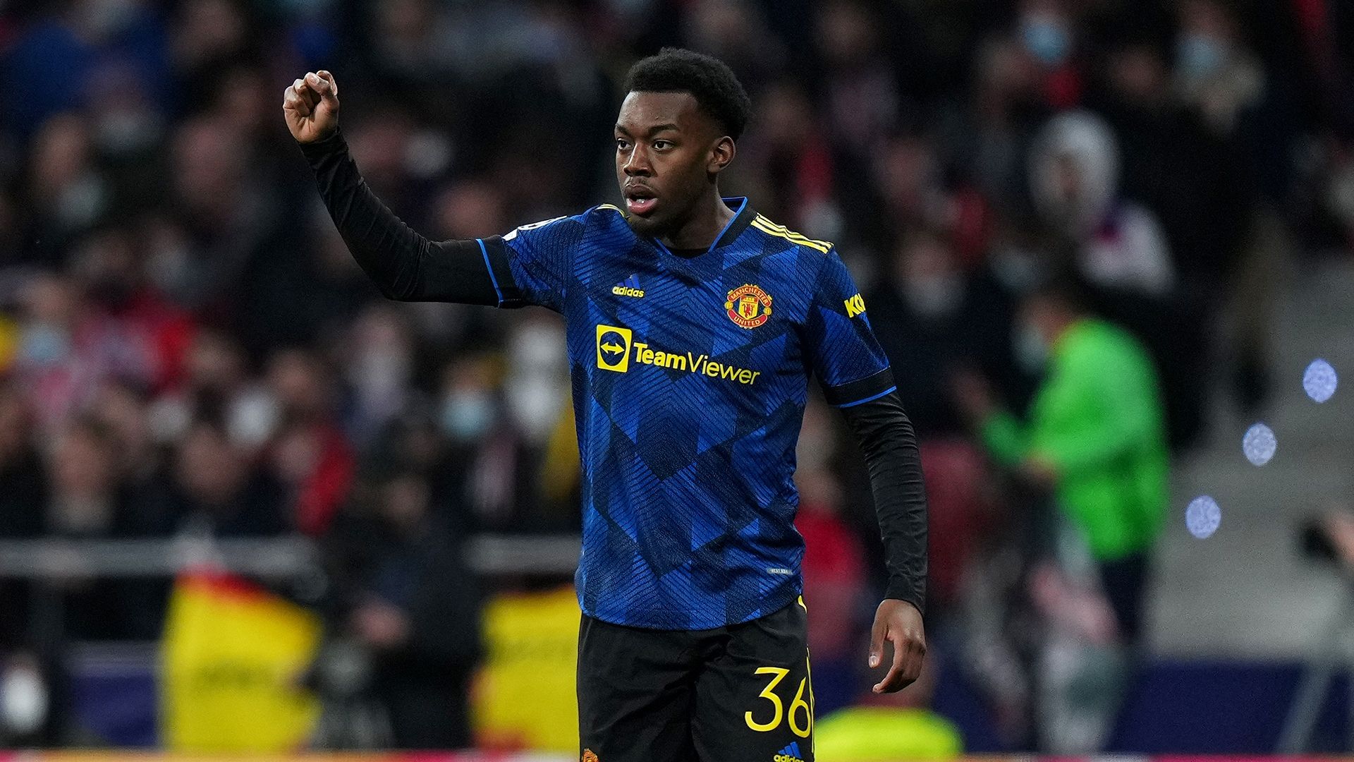 Anthony Elanga Manchester United Atletico Madrid Champions League 2021-22