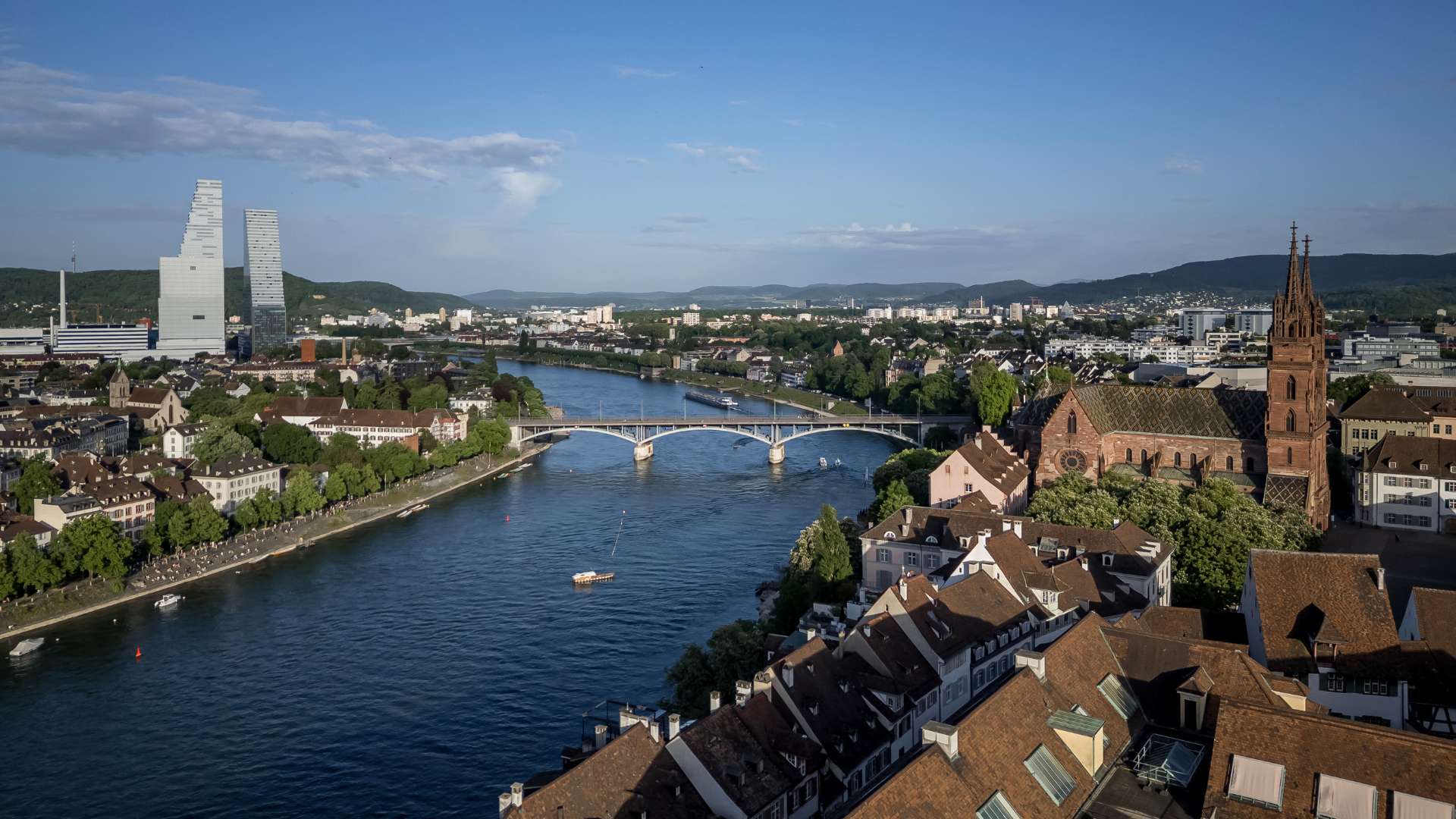 basel aerial view