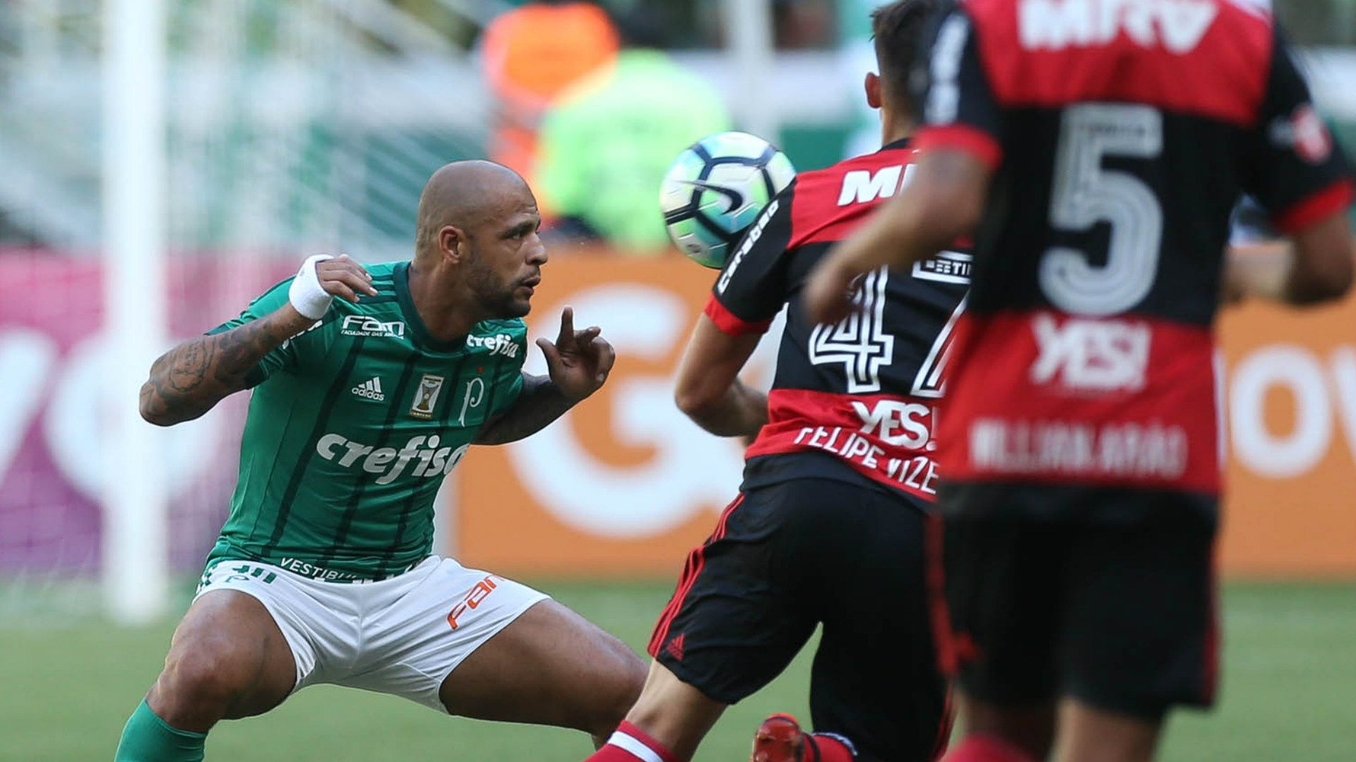 Felipe Melo - Palmeiras x Flamengo - 12/11/2017