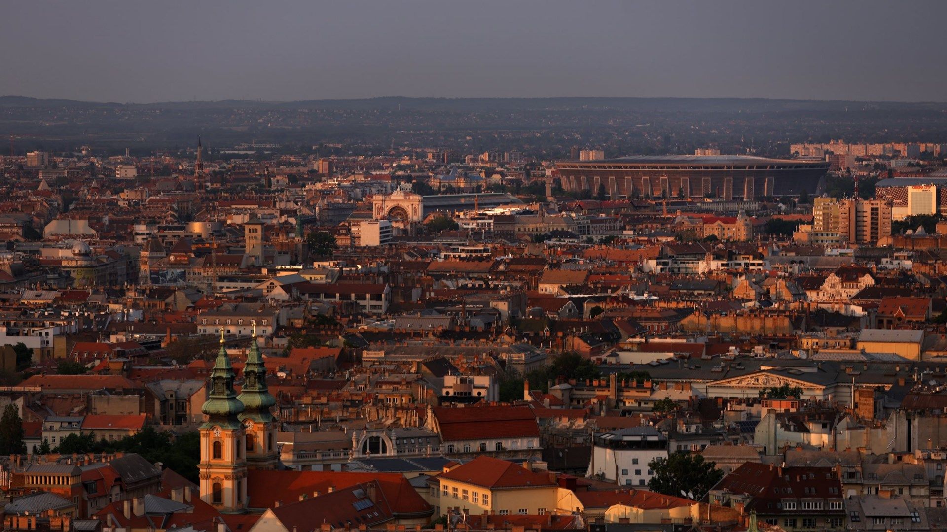 Budapest general view Puskas Arena
