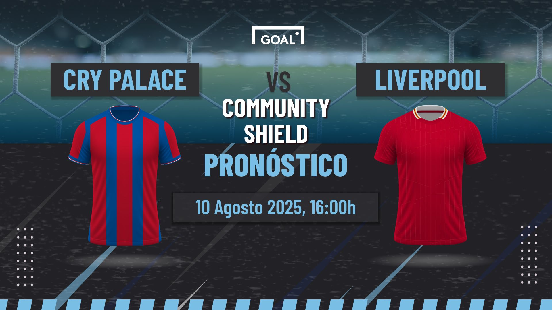 Crystal Palace vs Liverpool Pronóstico y Apuestas Community Shield | 10/08/25