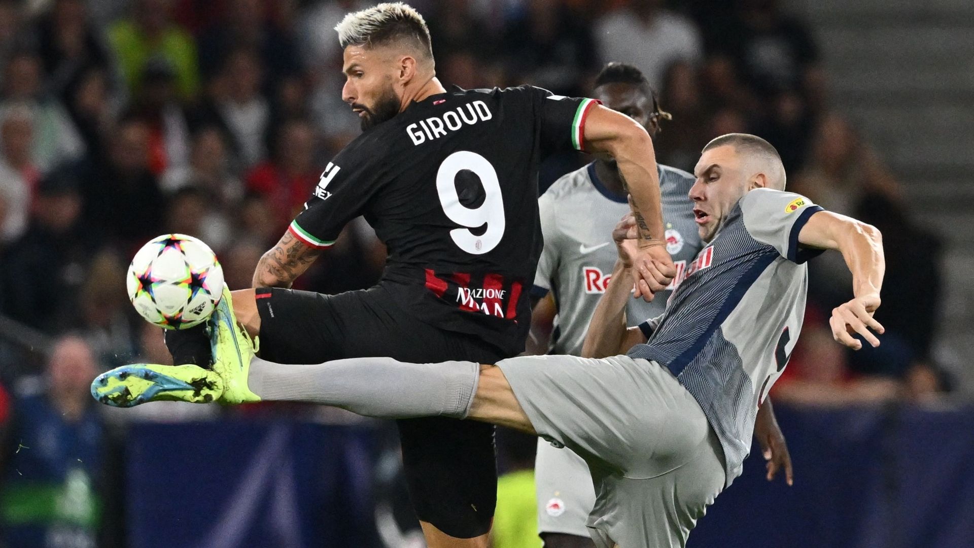 Giroud Salzbug Milan Champions League