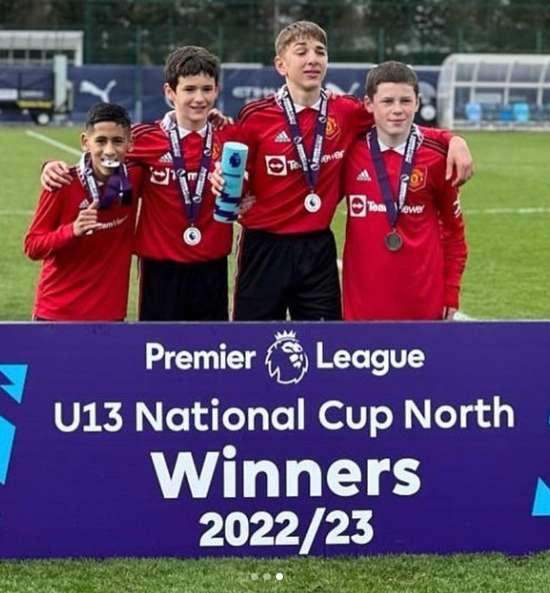 Kai Rooney Manchester United U13 cup