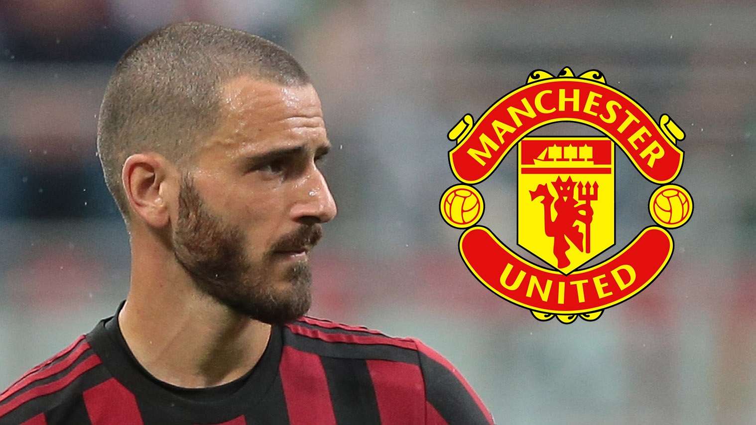 Leonardo Bonucci AC Milan 2017-18 Man Utd