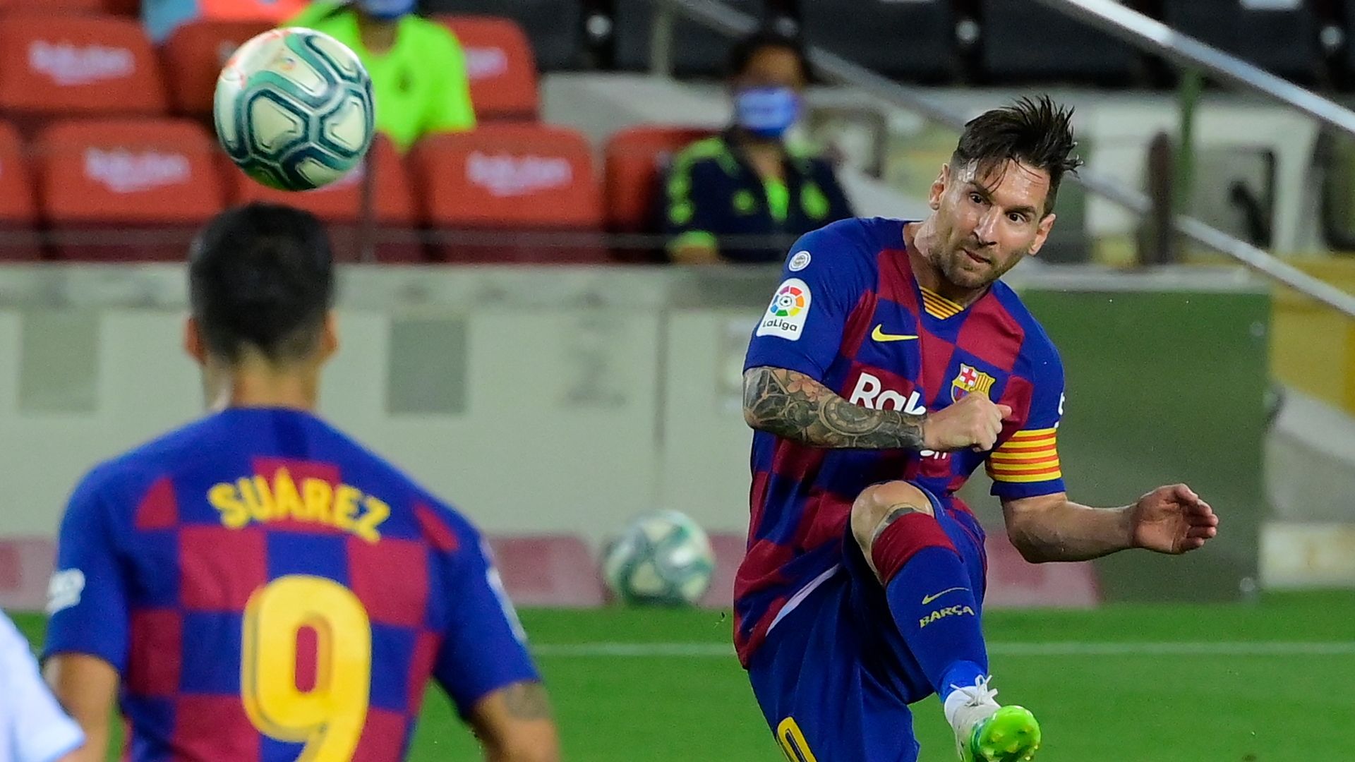 Lionel Messi, Luis Suarez, Barcelona vs Espanyol