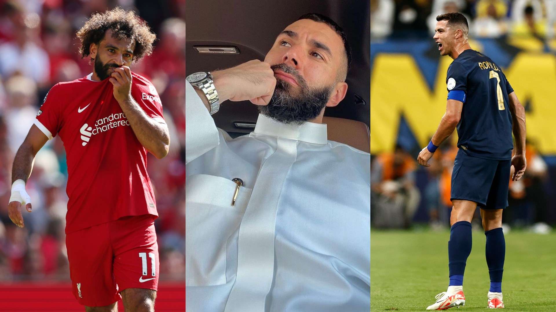 Mohamed Salah - Karim Benzema - Cristiano Ronaldo