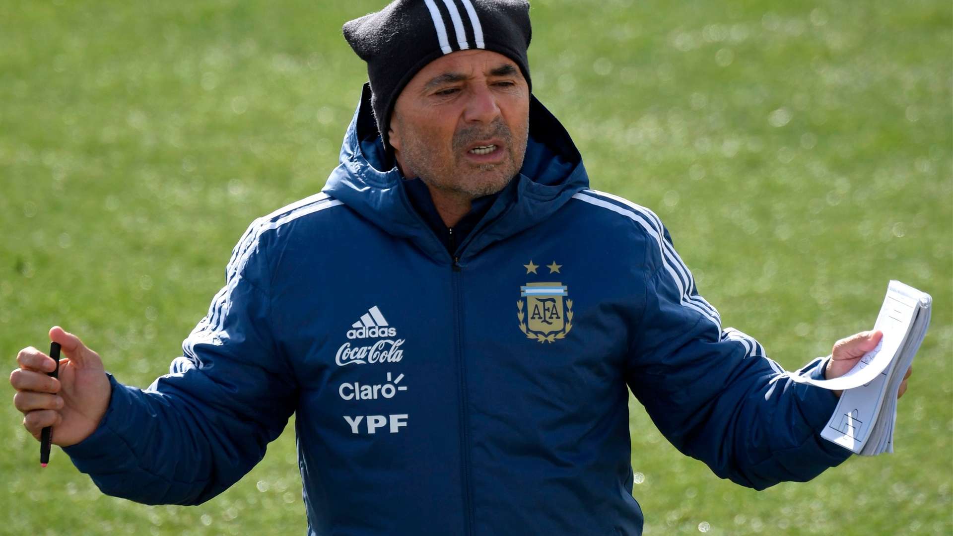 Jorge Sampaoli Argentina treino 25 03 18