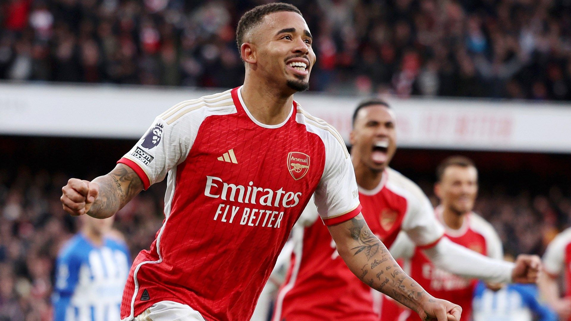 Gabriel Jesus Arsenal vs Brighton 2023-24