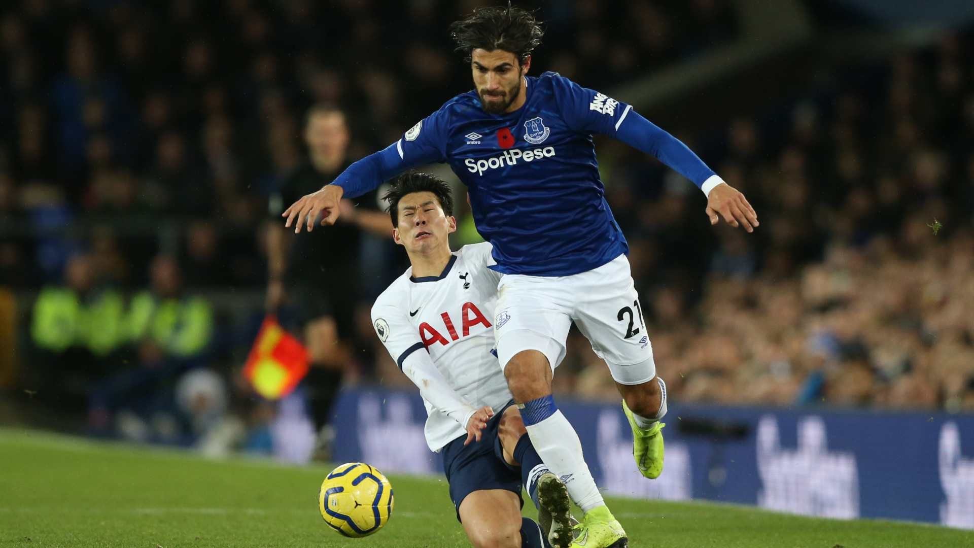 2019-11-07 Son Heung-Min Andre Gomes