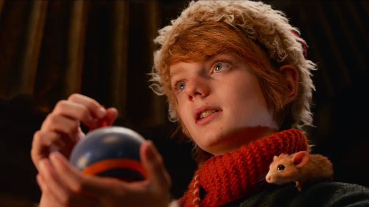 Nikolas and his loyal mouse, in A Boy Called Christmas.