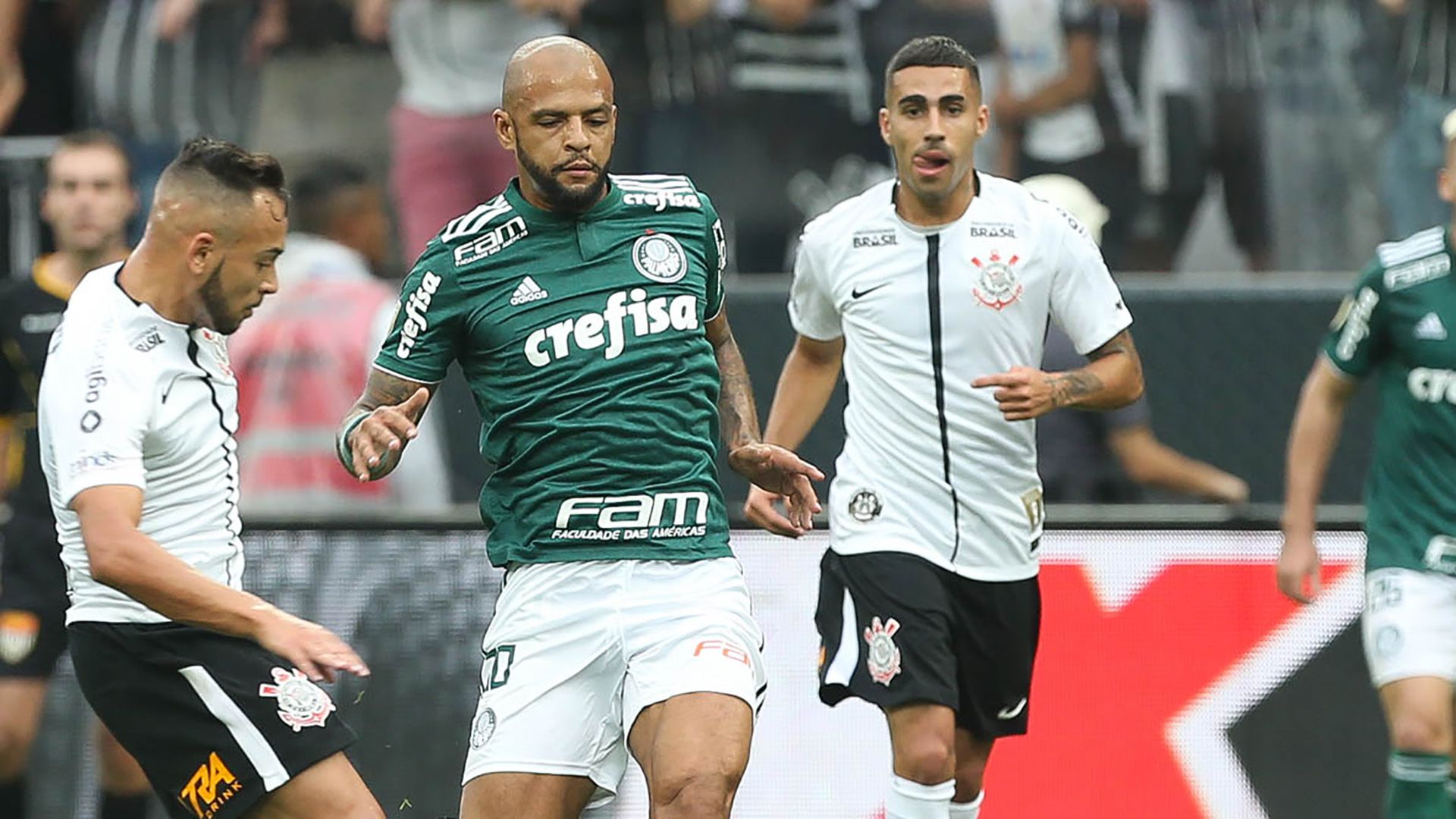 Felipe Melo Gabriel Corinthians Palmeiras 31032018 Paulista Final