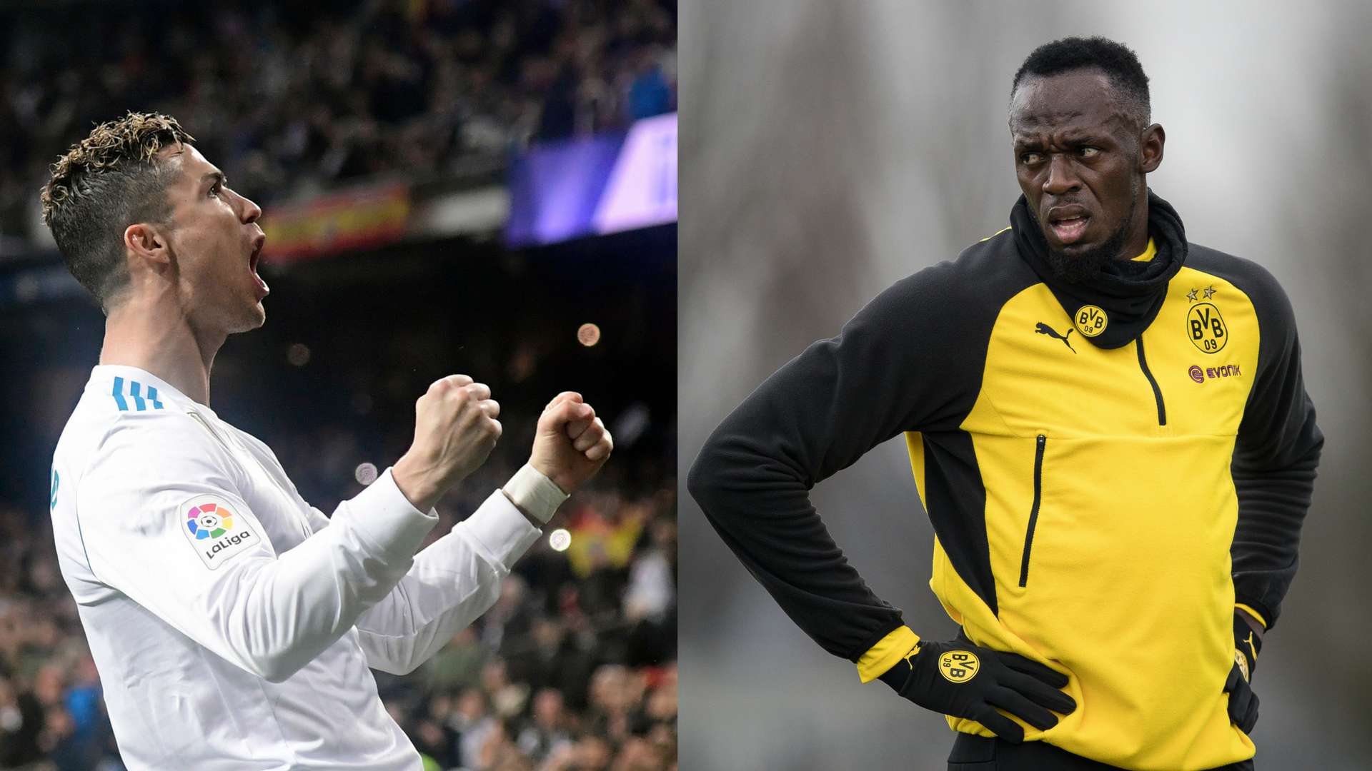 Ronaldo, Usain Bolt