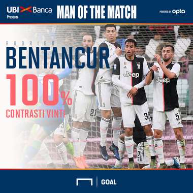 Juventus-Sassuolo Bentancur