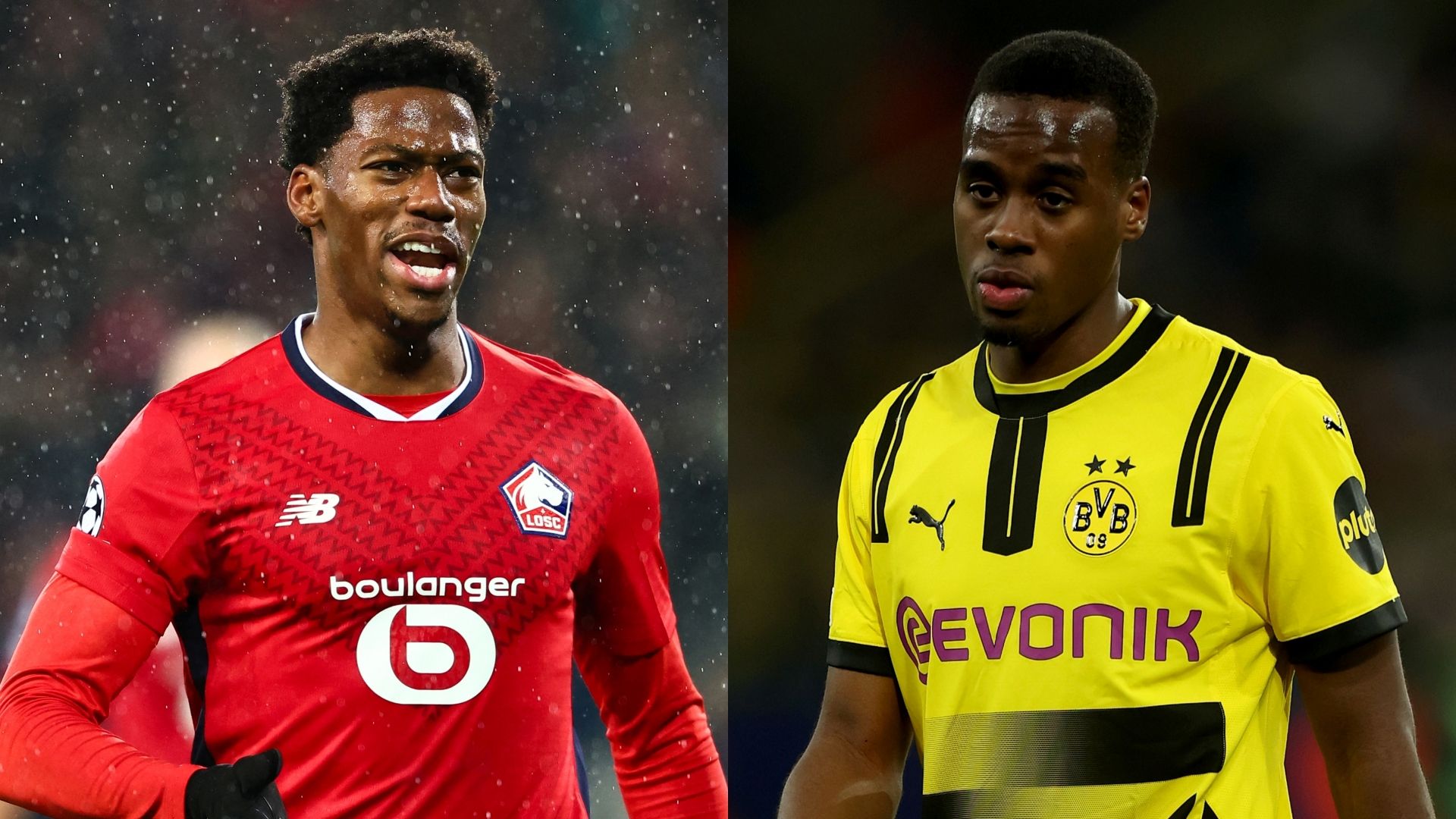 Jonathan David Lille Jamie Gittens Dortmund