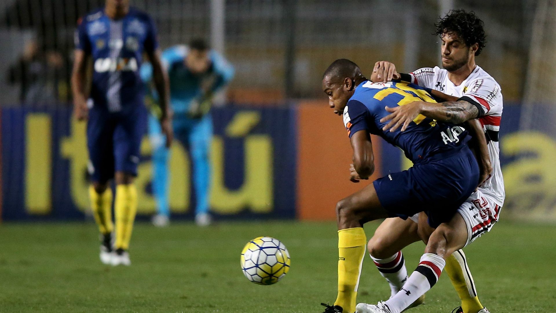 Hudson e Copete - São Paulo x Santos - Pacaembu - 13/10/2016