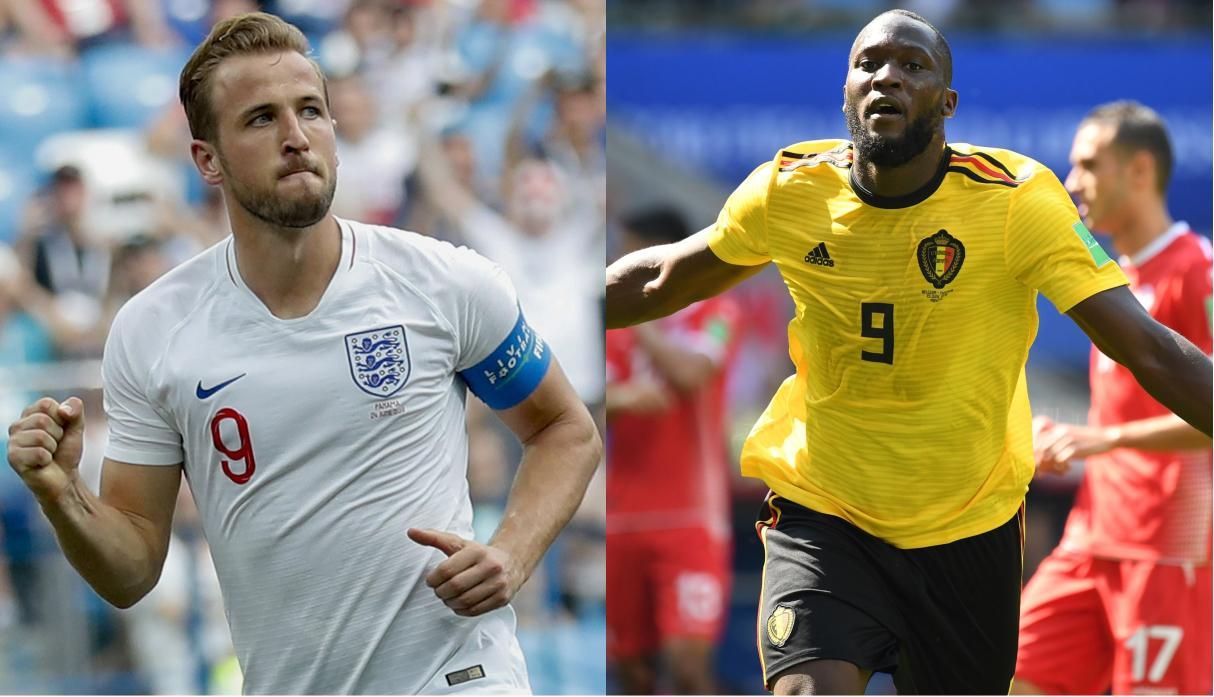 England Belgium Harry Kane Romelu Lukaku 280618