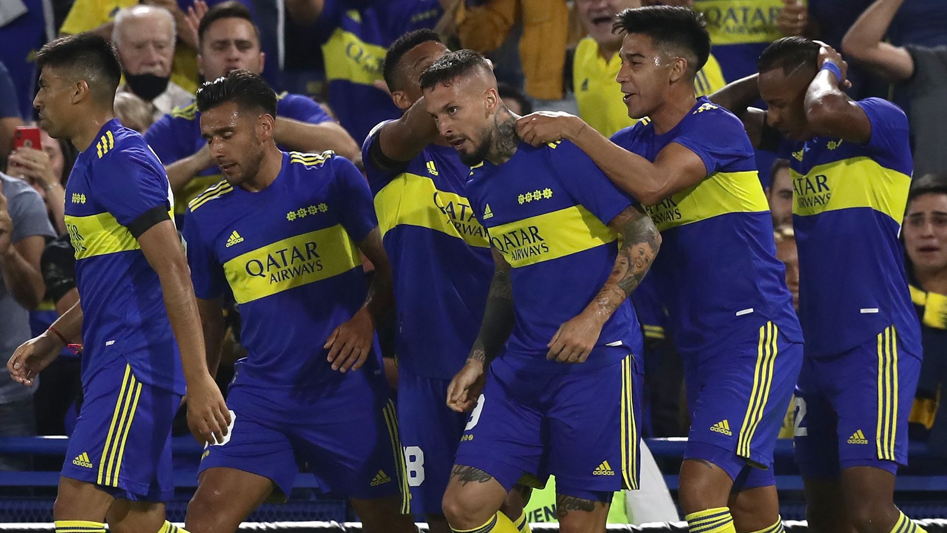 Dario Benedetto Boca Colon Copa Liga Profesional 13022022