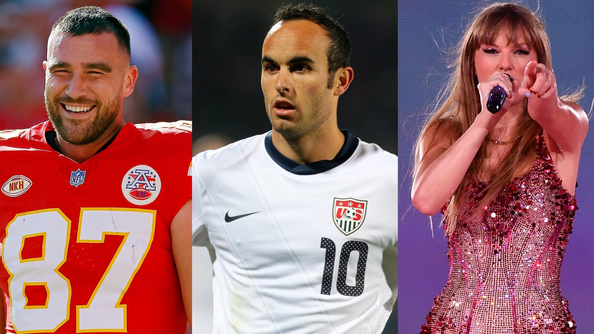Travis Kelce Landon Donovan Taylor Swift split USMNT