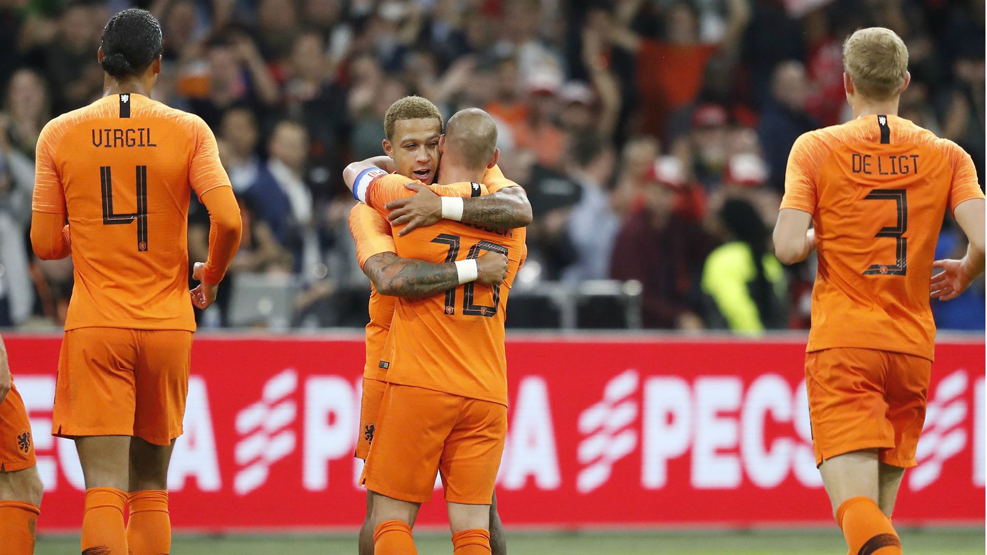 Wesley Sneijder Memphis Depay Netherlands
