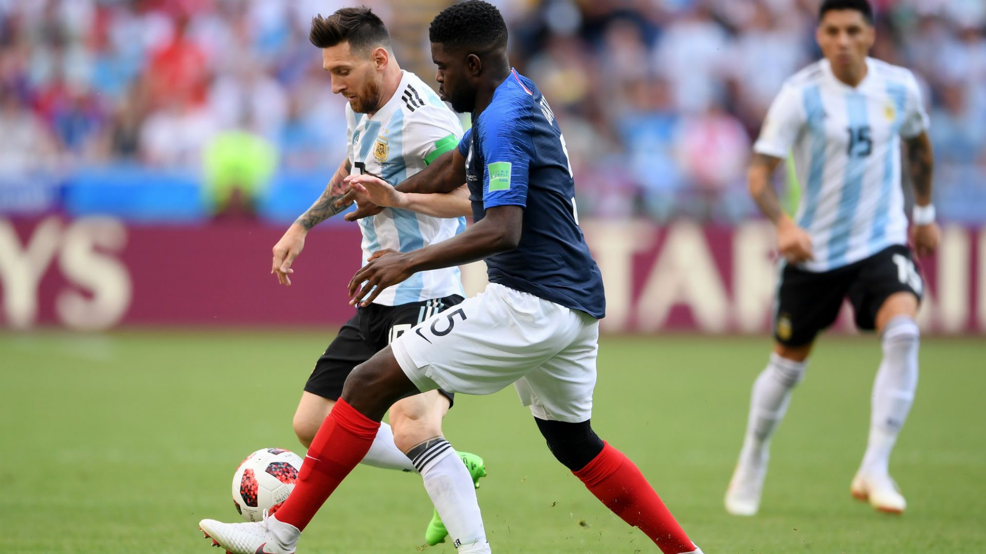 Lionel Messi Umtiti Argentina France Francia World Cup  2018 30062018