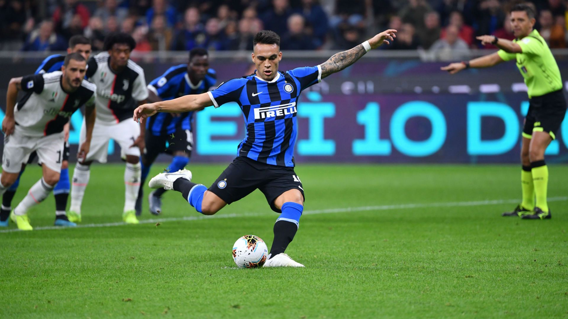Lautaro Martinez Inter Juventus Serie A